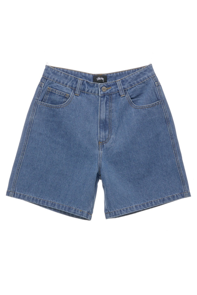 Mid Blue Stüssy Stussy Short | NCDRAQ-842