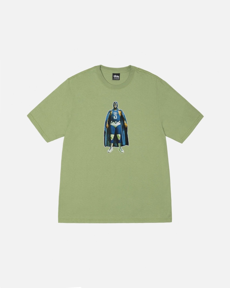 Moss Stüssy Stussy Lucha Tee | JLEB-13207