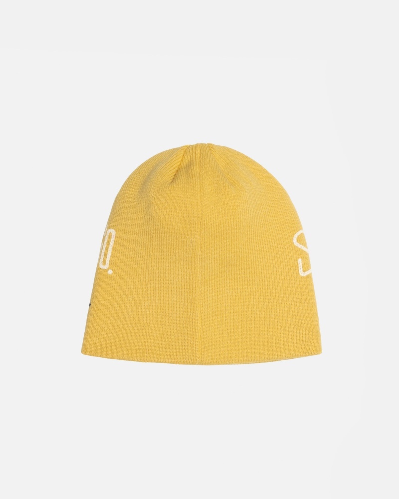 Mustard Stüssy Skullcap Workgear Print | ZBPG-06291