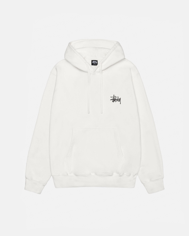 Natural Stüssy Basic Stussy Hoodie Pigment Dyed | RIKO9-4071