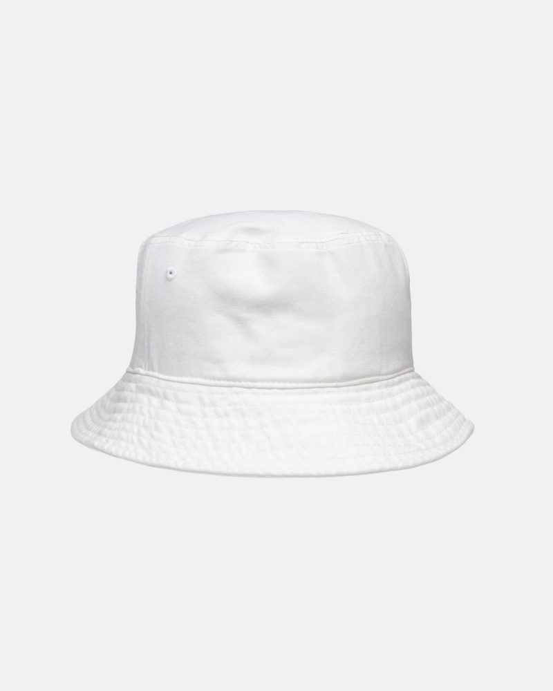 Natural Stüssy Bucket Hat Big Stock | KLHY7-6910