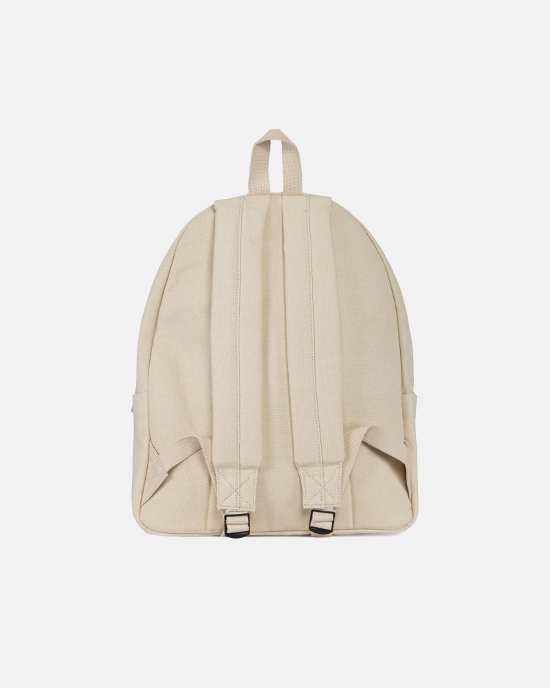 Natural Stüssy Canvas Backpack | KHXO7-8629