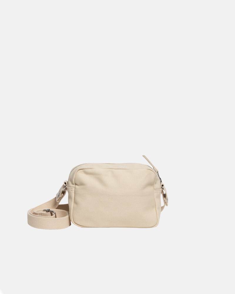 Natural Stüssy Canvas Side Pouch | KYOM3-5940