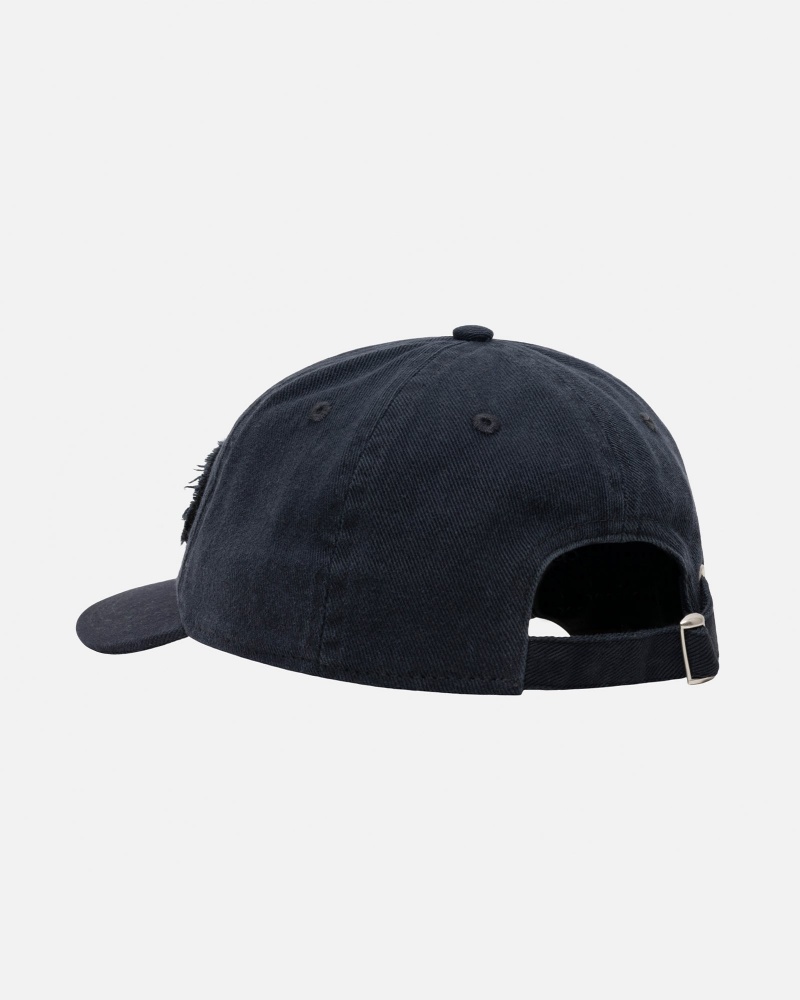 Navy Stüssy Low Pro Copyright Applique Strapback | QXWV-14357