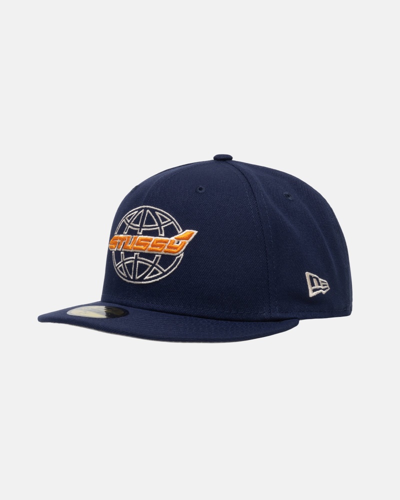 Navy Stüssy New Era 59Fifty Airplane | PUWH5-8743