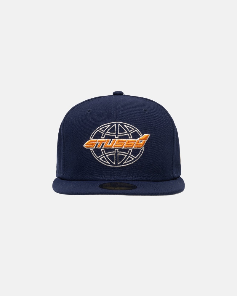 Navy Stüssy New Era 59Fifty Airplane | PUWH5-8743