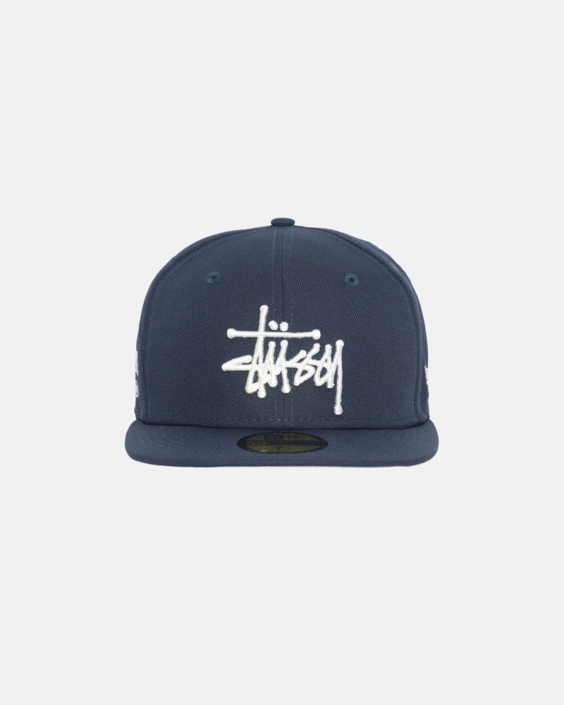 Navy Stüssy New Era 59Fifty Authentic | ZJSL2-3690