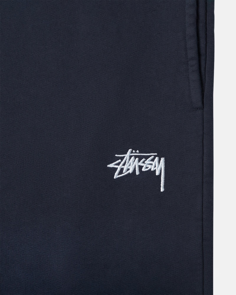 Navy Stüssy Stock Logo Sweatpant | EGJB6-2843