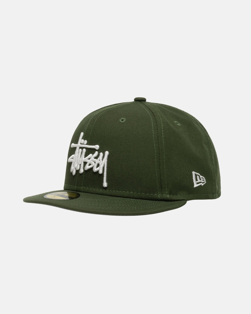 Olive Stüssy New Era 59Fifty Authentic | KAJN7-1950