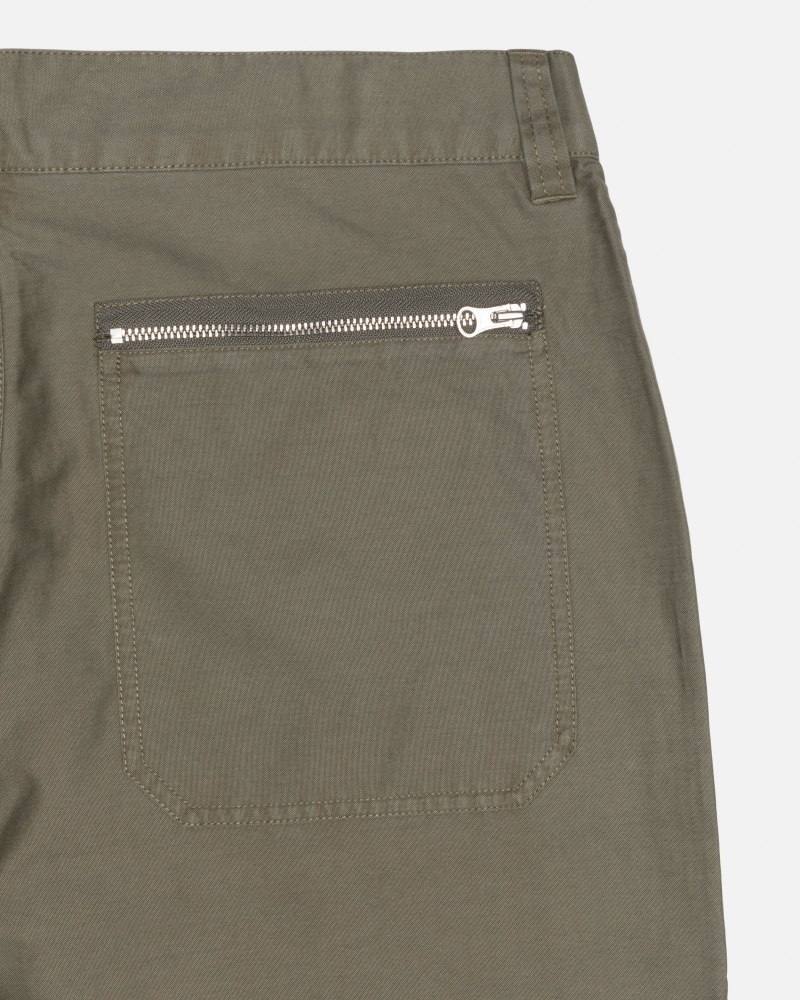 Olive Stüssy Nyco Flight Pant | QGOF9-5046