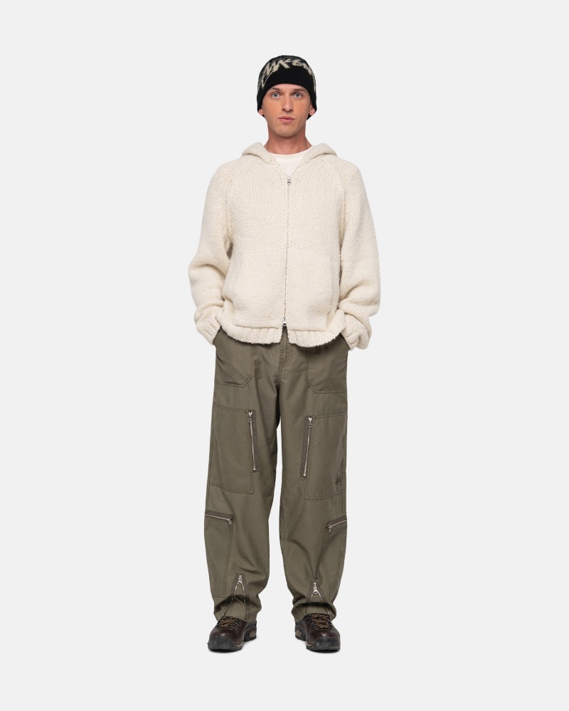 Olive Stüssy Nyco Flight Pant | QGOF9-5046