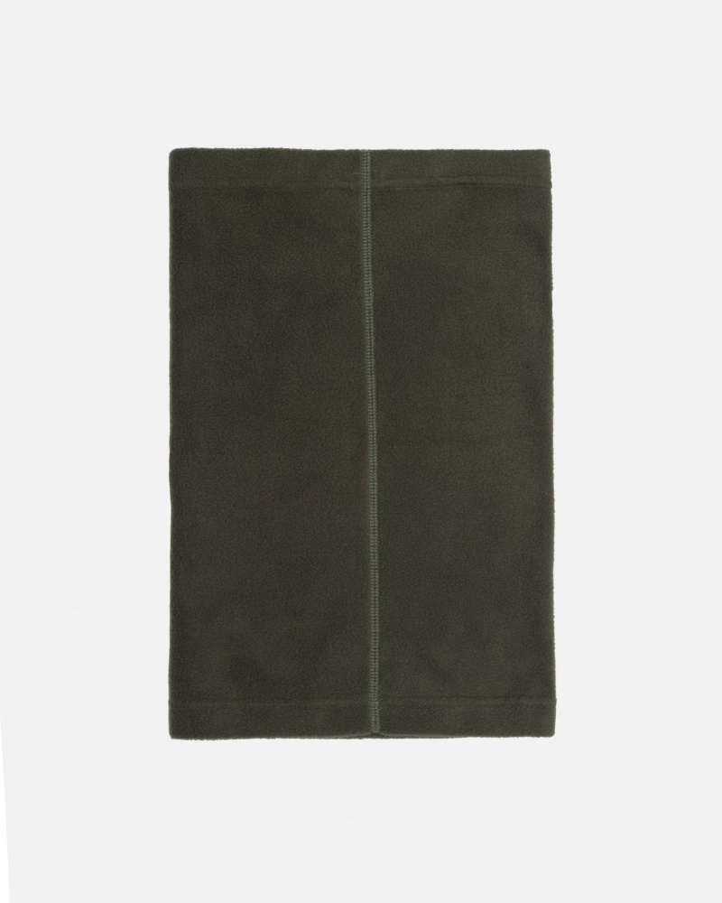 Olive Stüssy Polar Fleece Neck Warmer | ETJX7-0694