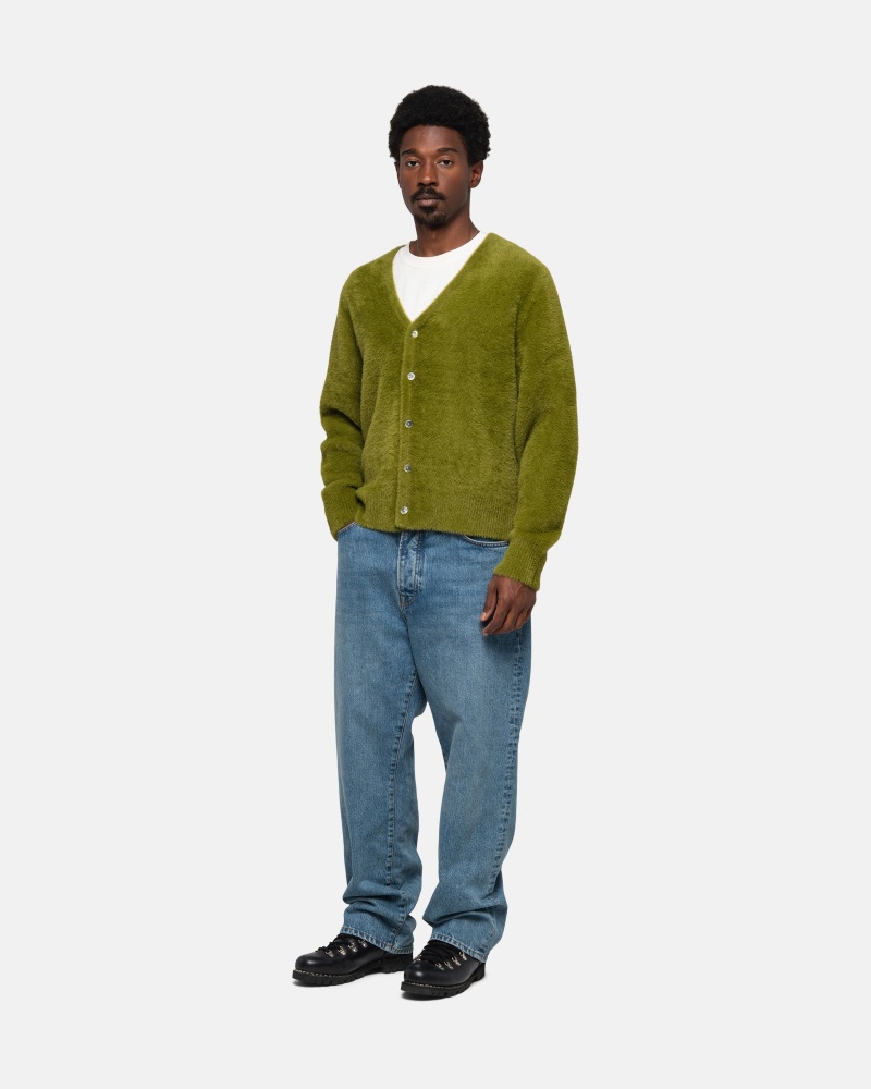 Olive Stüssy Shaggy Cardigan | AOFU7-2186