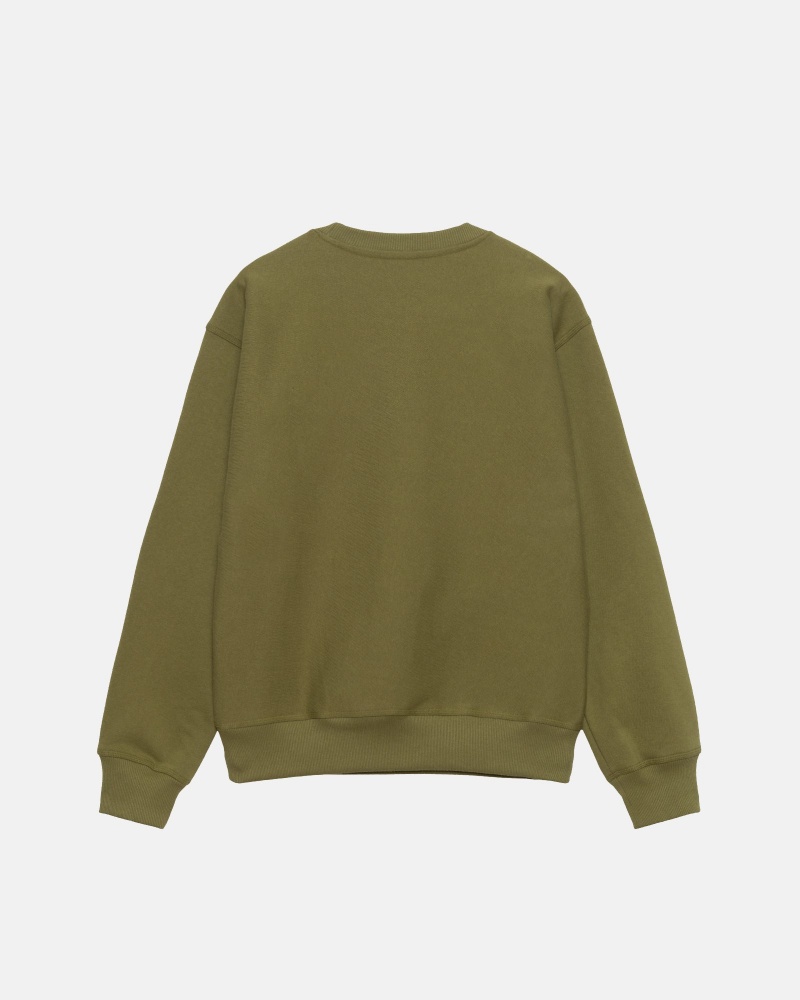 Olive Stüssy Stock Logo Crew | EKLA8-3907