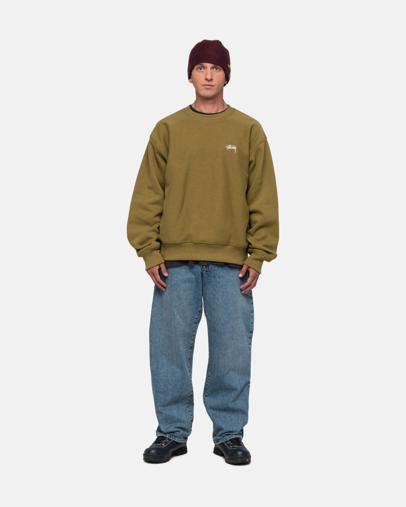 Olive Stüssy Stock Logo Crew | EKLA8-3907