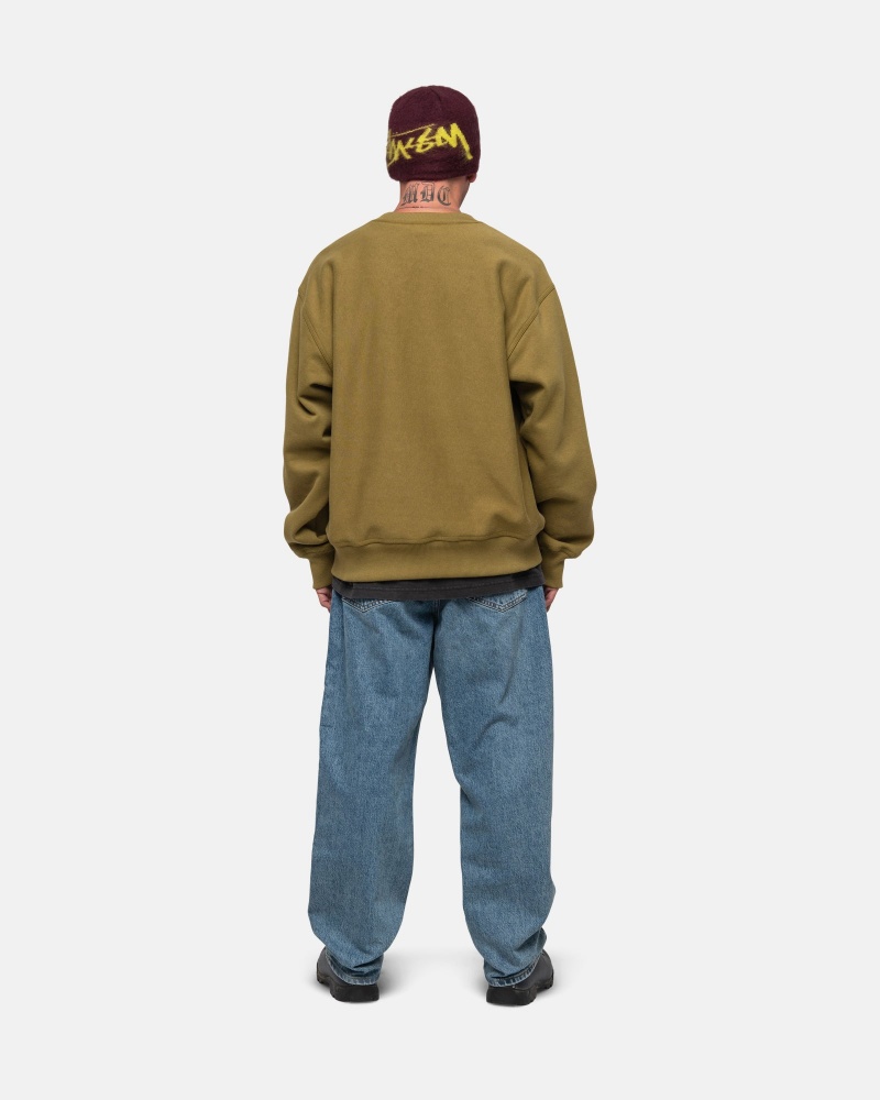 Olive Stüssy Stock Logo Crew | EKLA8-3907