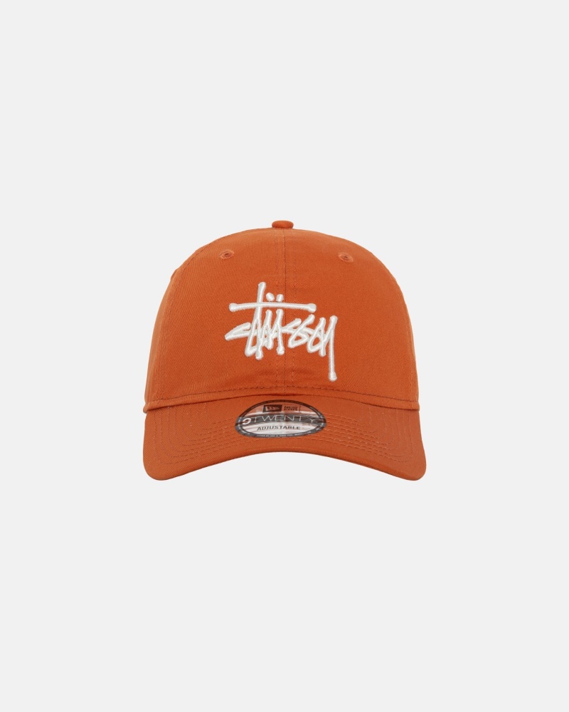 Orange Stüssy New Era 9Twenty Basic Strapback | KCFZ0-9827