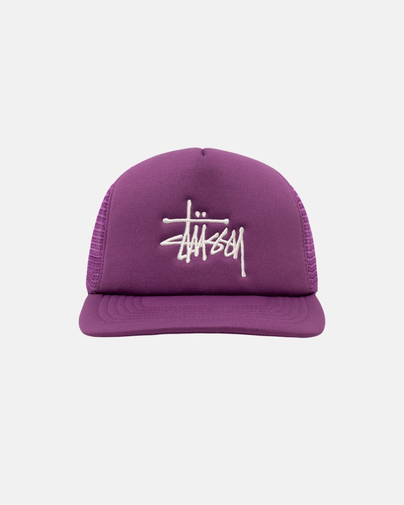 Orchid Stüssy Trucker Big Basic Snapback | WDYN3-2489