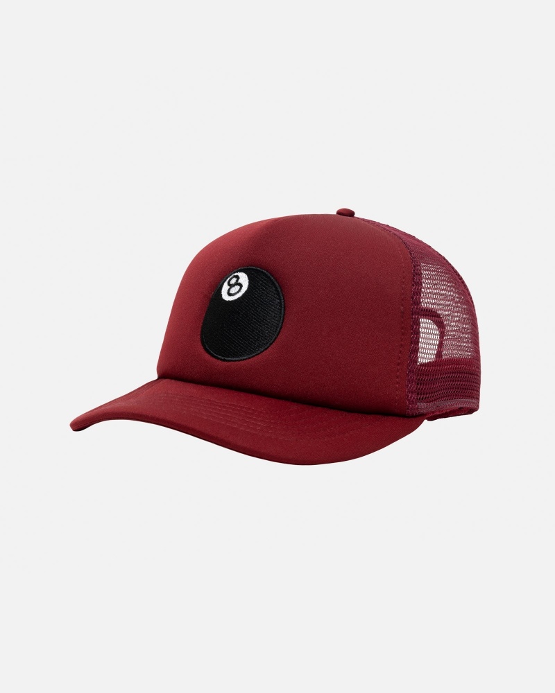 Paprika Stüssy Trucker 8 Ball Snapback | CTFJ0-4817