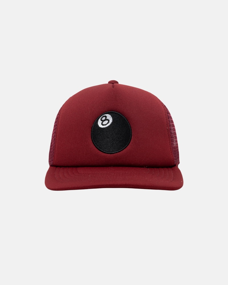 Paprika Stüssy Trucker 8 Ball Snapback | CTFJ0-4817