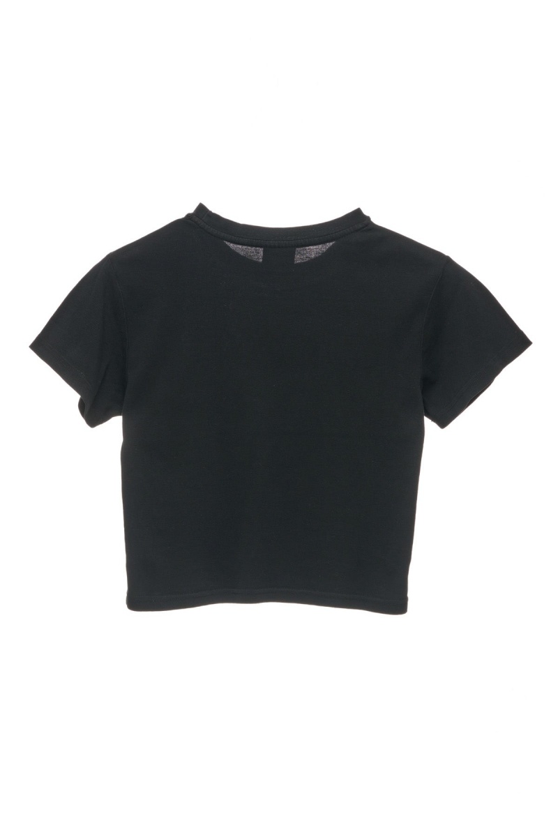 Pigment Black Stüssy Capsule Rib Tee | HVCNWR-238