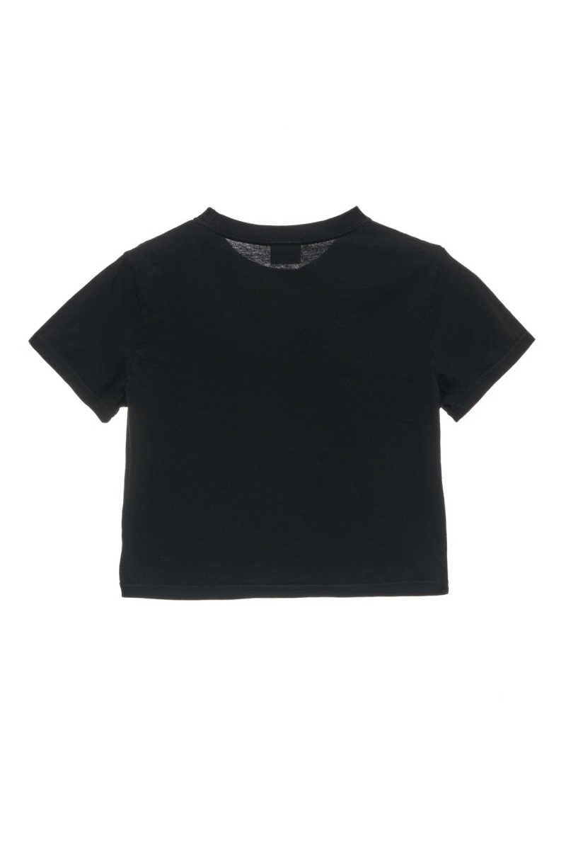 Pigment Black Stüssy Shadow Stock Slim Tee | QJZVTE-178