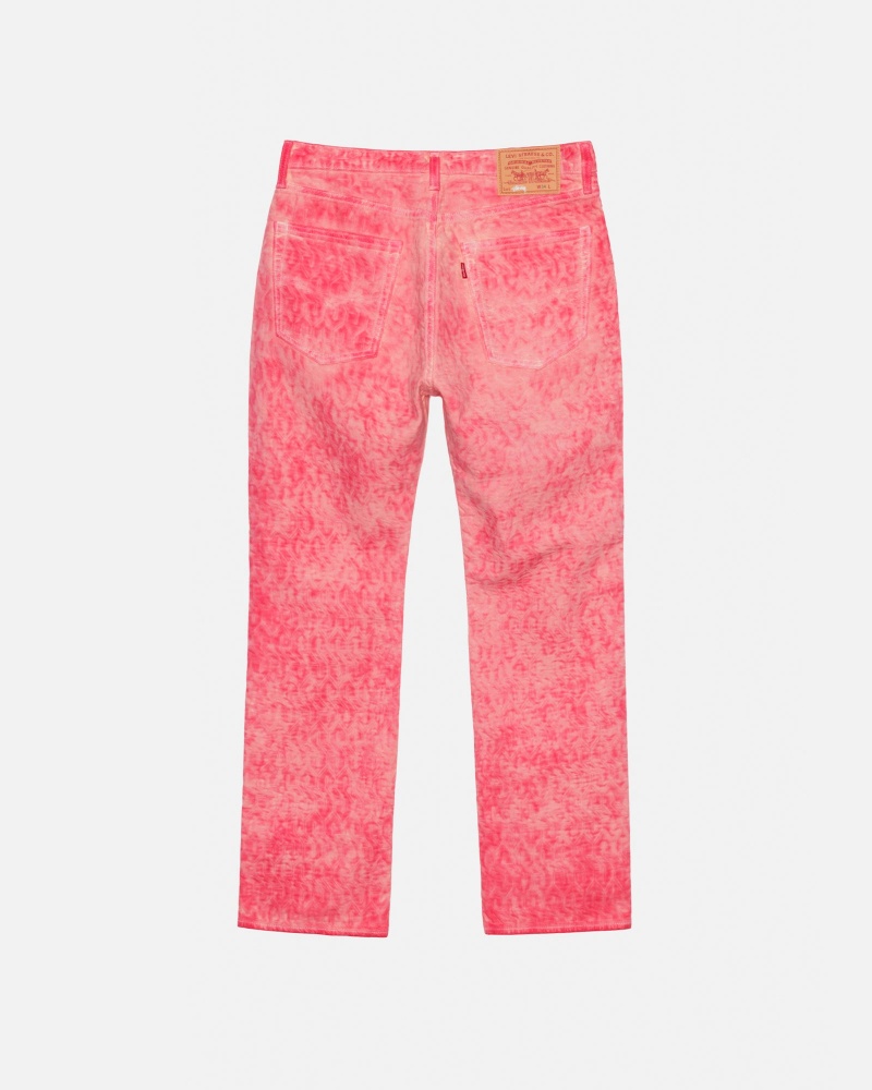 Pink Stüssy & Levi's Dyed Jacquard Jean | ERUS-48703