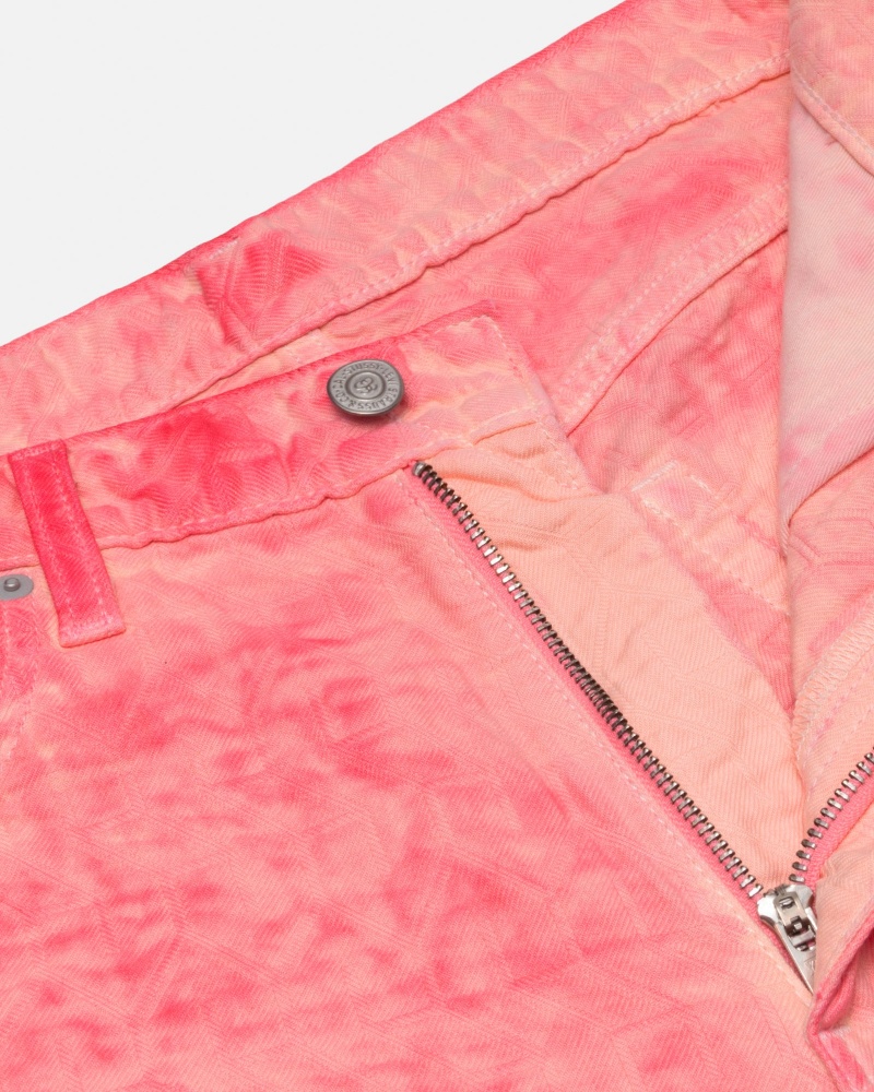 Pink Stüssy & Levi's Dyed Jacquard Jean | ERUS-48703