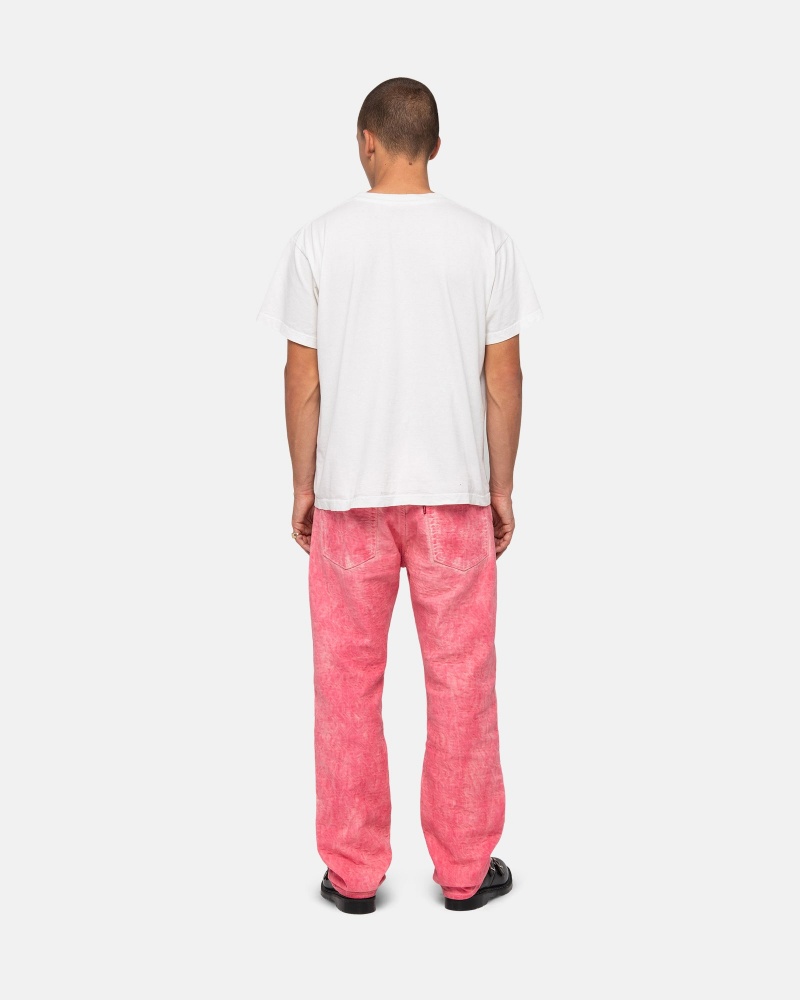 Pink Stüssy & Levi's Dyed Jacquard Jean | ERUS-48703