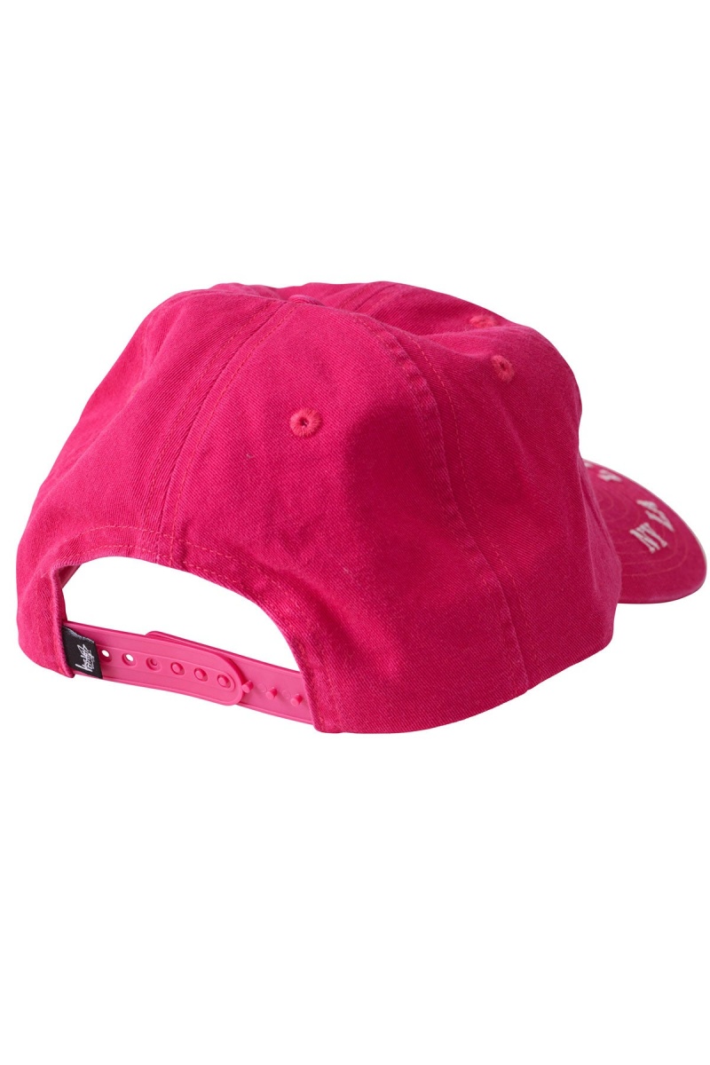 Pink Stüssy Worldwide Low Pro Cap | NXVEJU735 