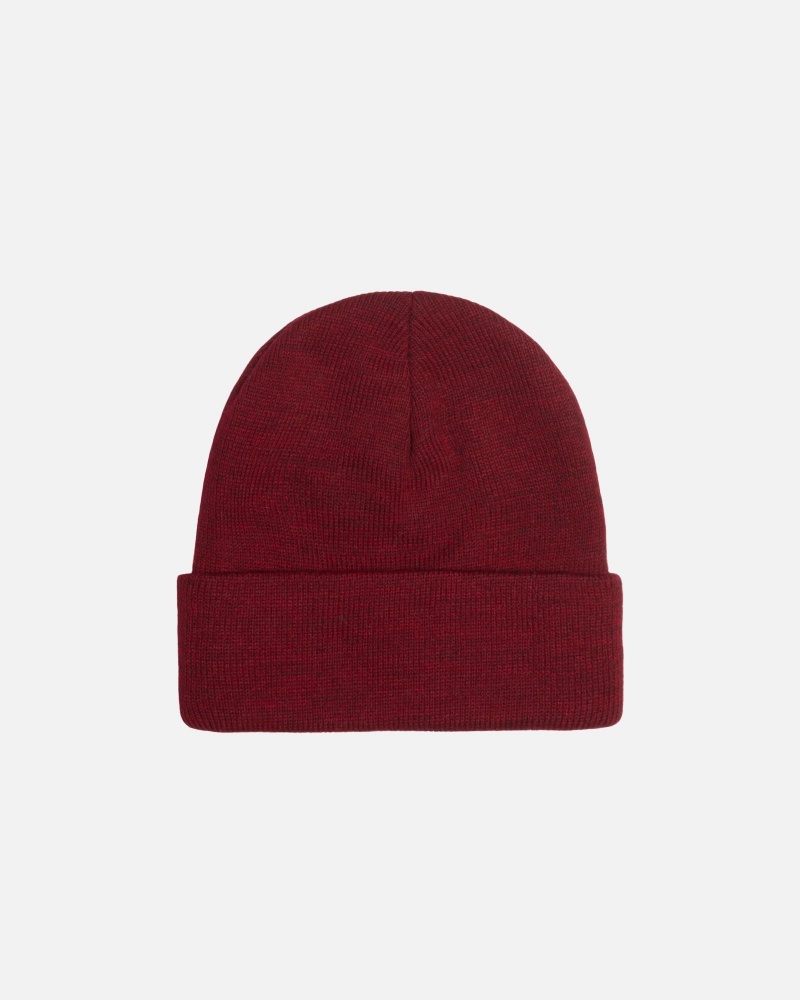 Red Heather Stüssy Cuff Beanie Stock | NXCA2-4718