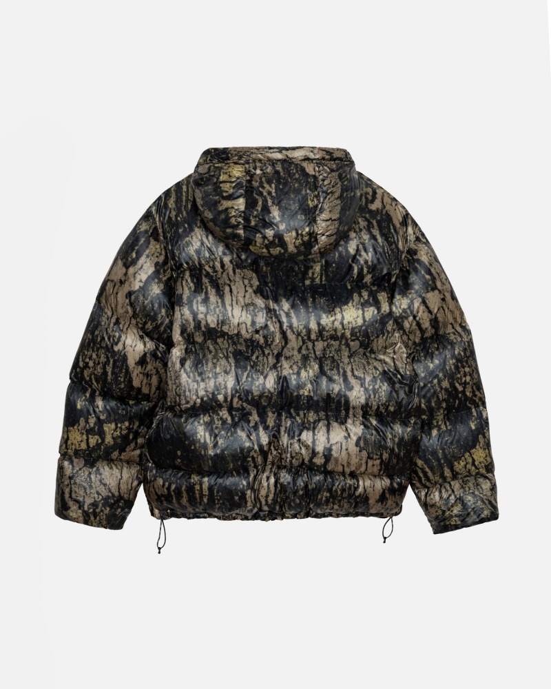 Relic Camo Stüssy Down Parka Micro Ripstop | QWSL7-0958