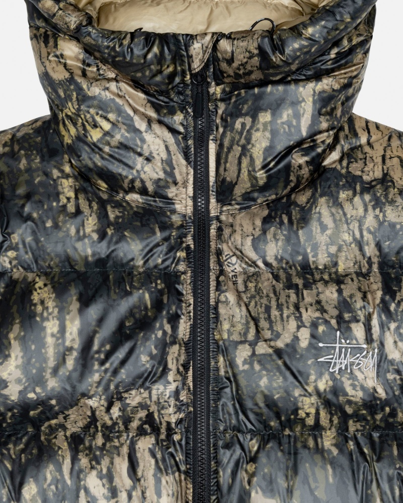 Relic Camo Stüssy Down Parka Micro Ripstop | QWSL7-0958