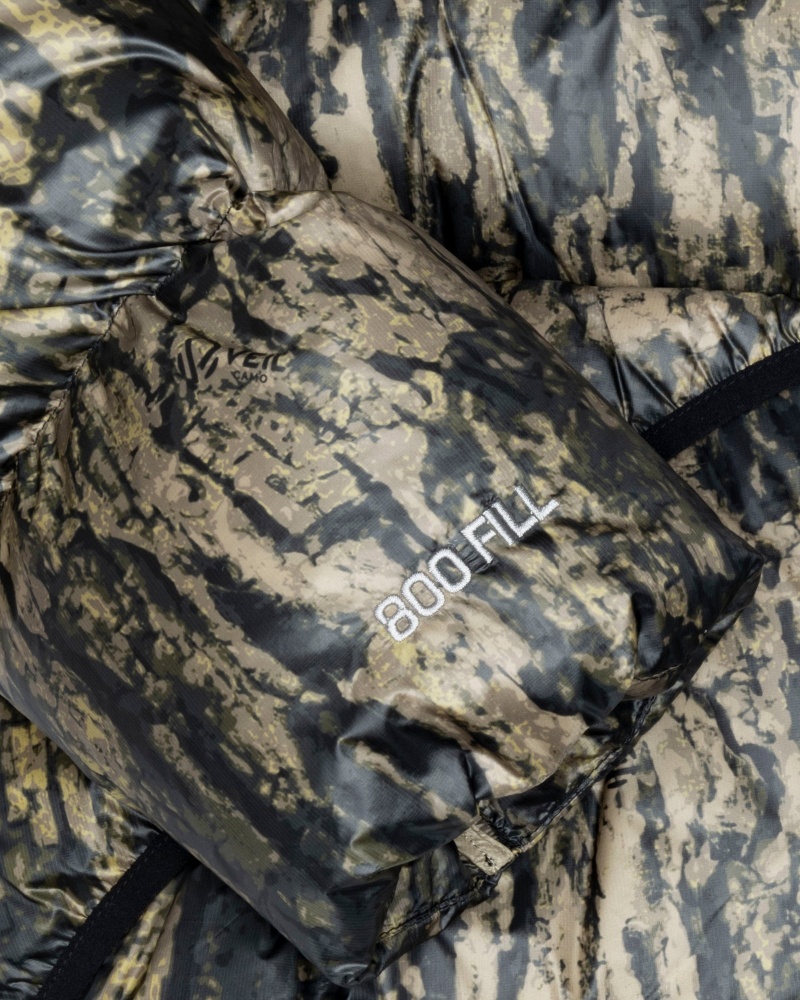 Relic Camo Stüssy Down Parka Micro Ripstop | QWSL7-0958