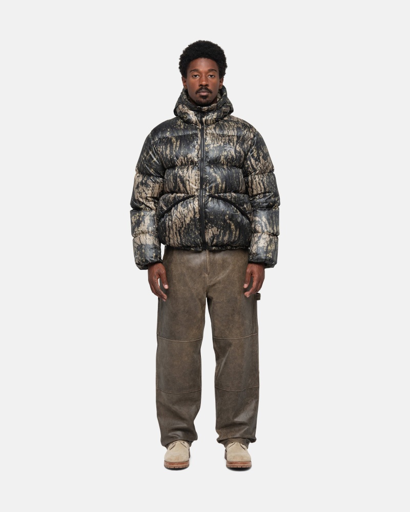 Relic Camo Stüssy Down Parka Micro Ripstop | QWSL7-0958