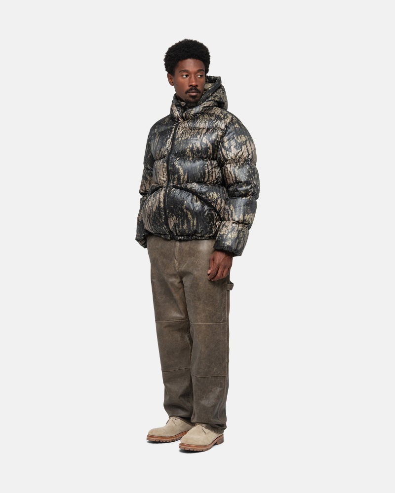 Relic Camo Stüssy Down Parka Micro Ripstop | QWSL7-0958