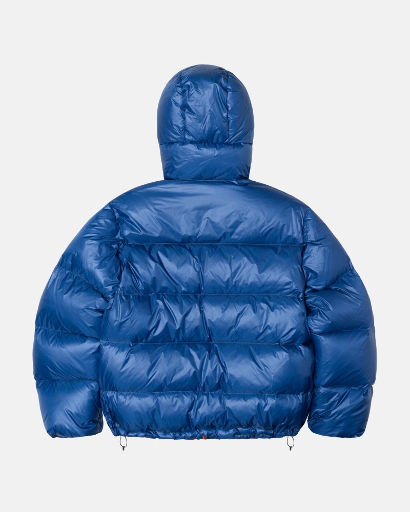 Royal Blue Stüssy Down Parka Micro Ripstop | LRQE-24760