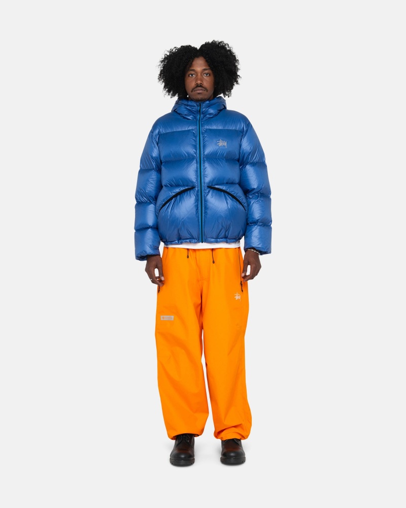 Royal Blue Stüssy Down Parka Micro Ripstop | LRQE-24760