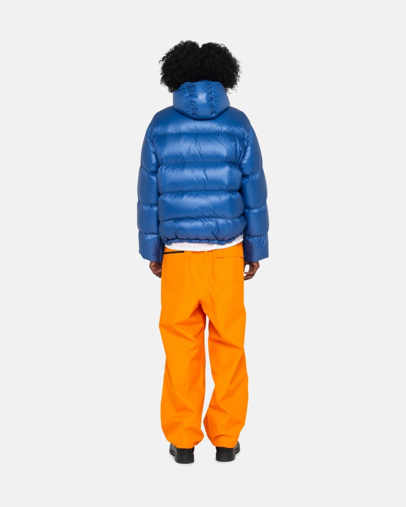 Royal Blue Stüssy Down Parka Micro Ripstop | LRQE-24760