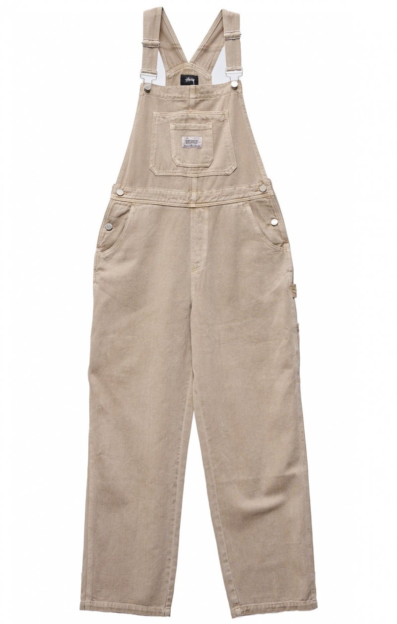 Smoke Stüssy Nevada Denim Overall | BYVMFZ-730