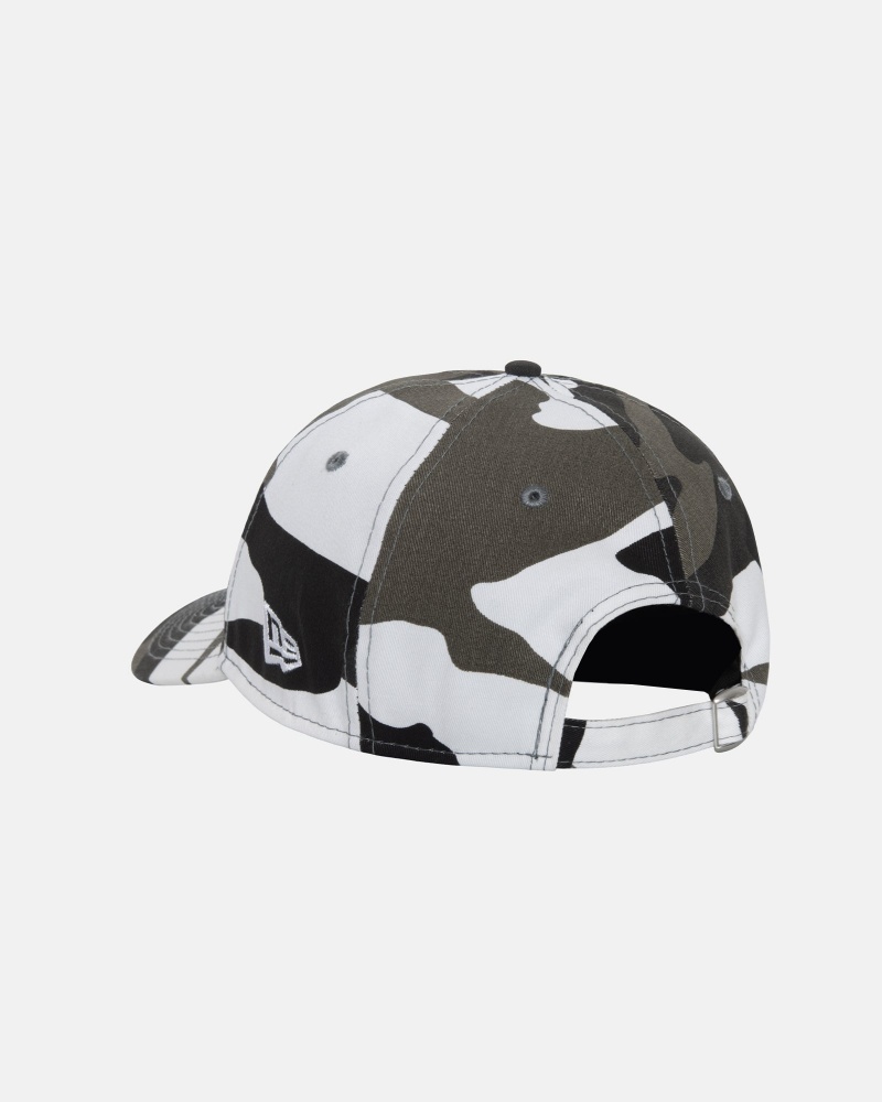 Snow Camo Stüssy New Era 9Twenty Basic Strapback | QVKN-38416