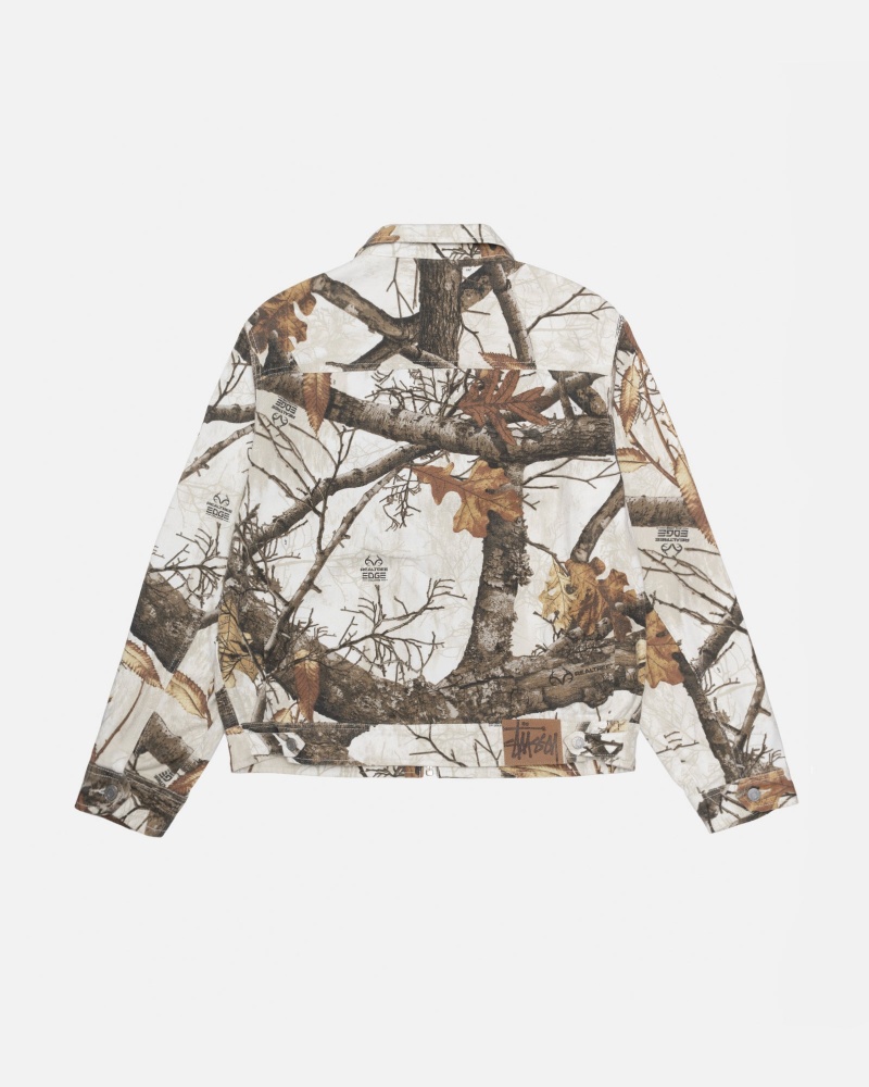 Snow Stüssy Zip Work Jacket Realtree Edge | CDPA-50137