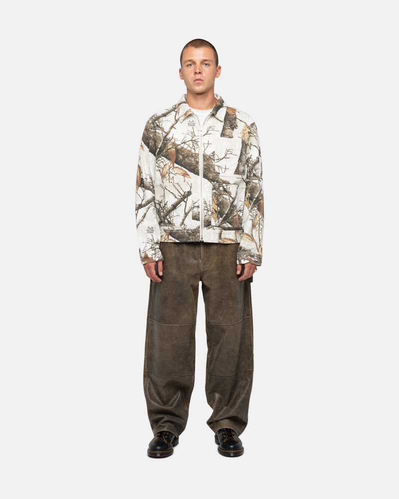 Snow Stüssy Zip Work Jacket Realtree Edge | CDPA-50137