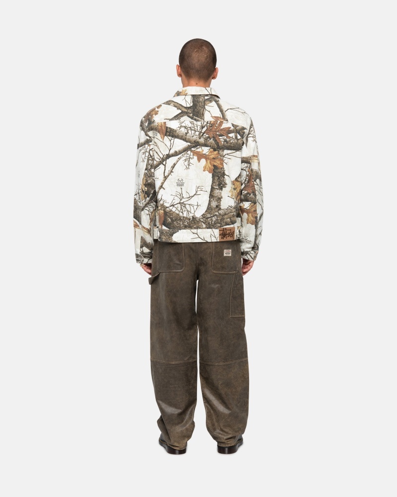 Snow Stüssy Zip Work Jacket Realtree Edge | CDPA-50137