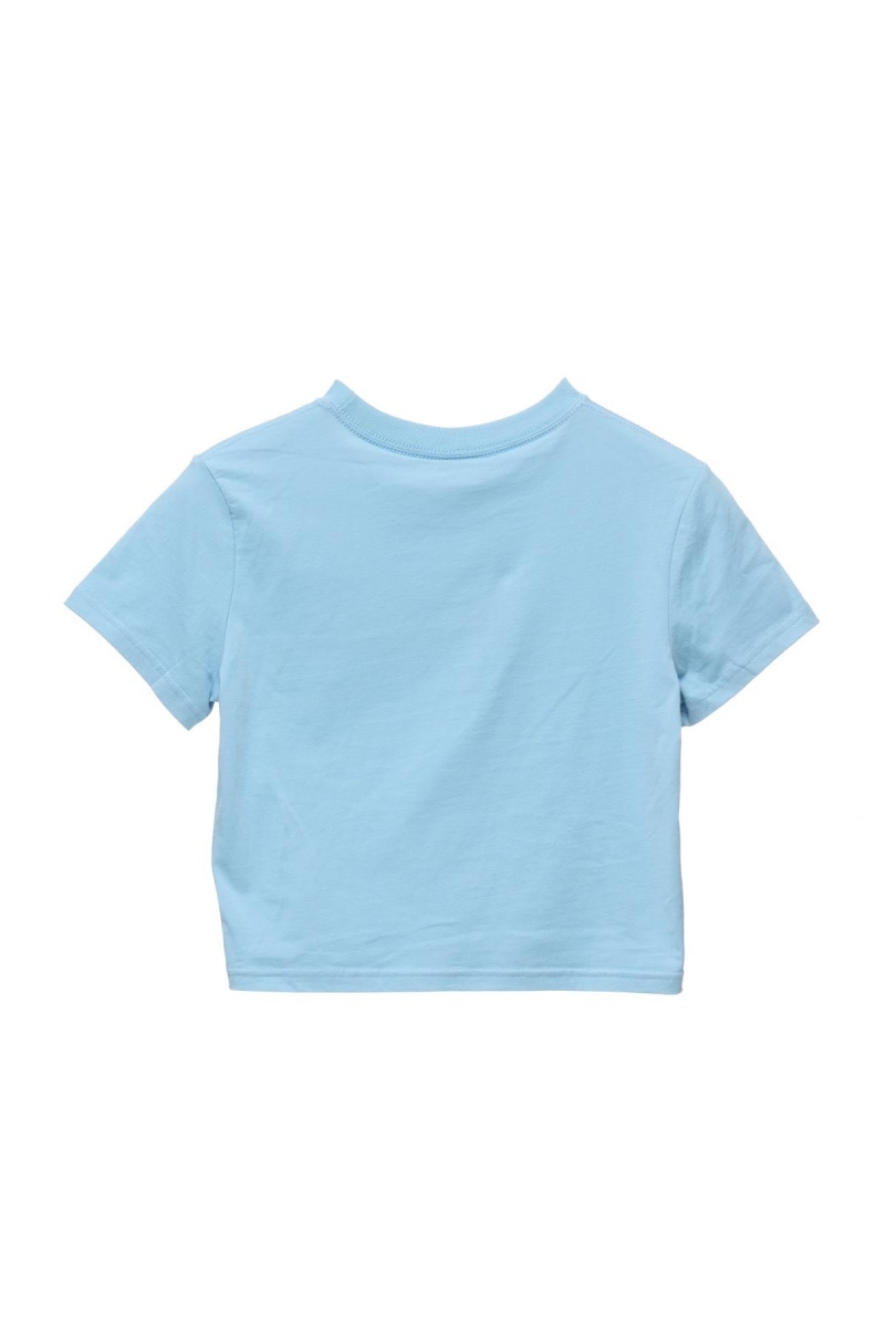 Steel Blue Stüssy Shadow Stock Slim Tee | DGUPSI-091