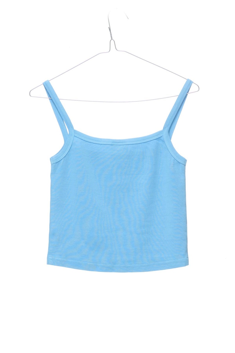 Steele Blue Stüssy Graffiti Rib Singlet | AEBSUO-170