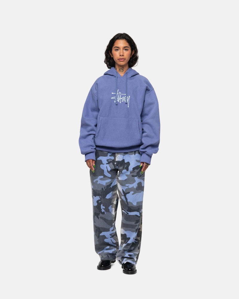 Storm Stüssy Basic Applique Hoodie | THQK4-6273