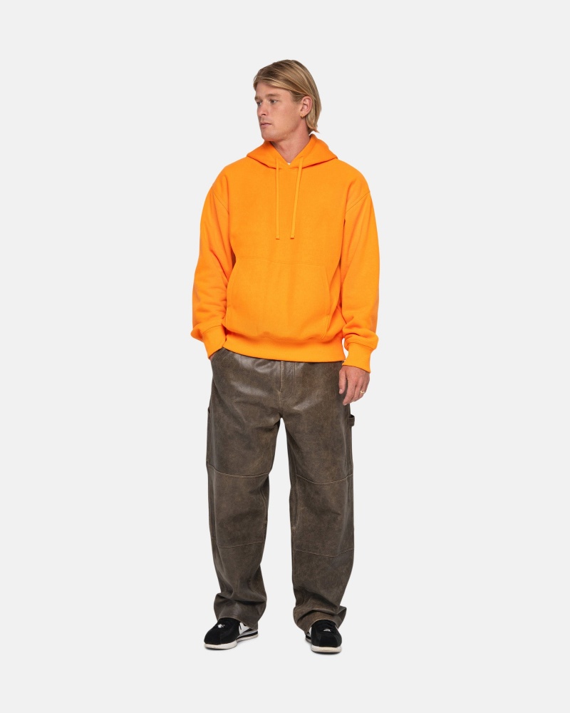 Tangerine Stüssy Back Hoodie Applique Hoodie | LDPX9-4568