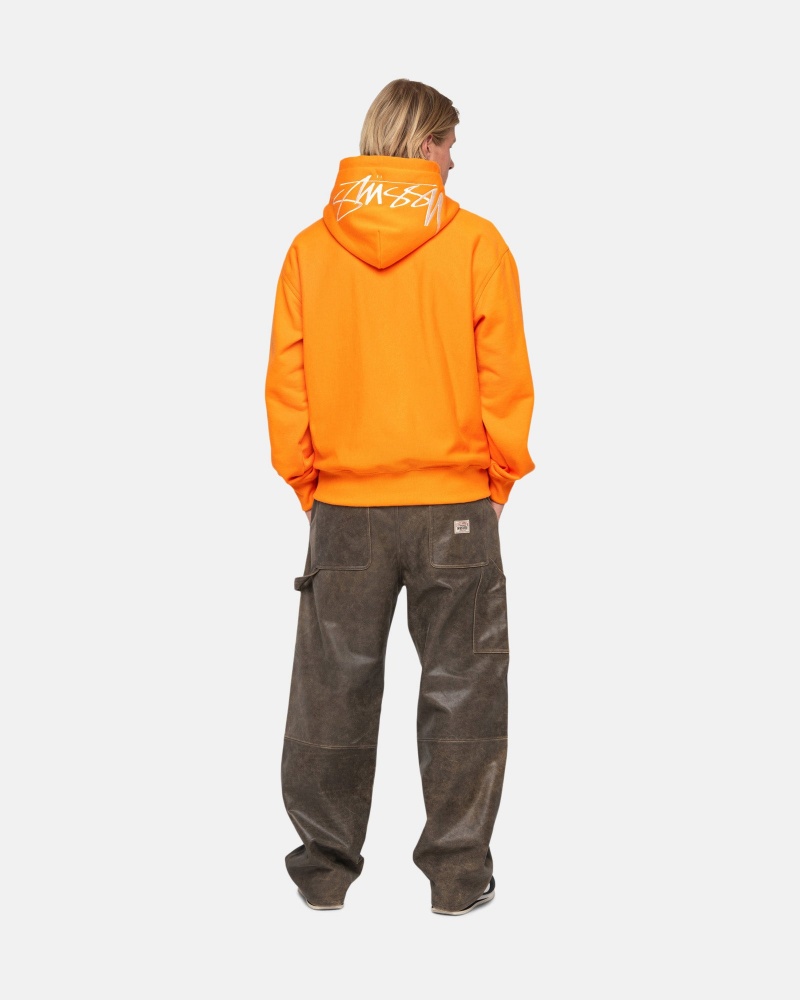 Tangerine Stüssy Back Hoodie Applique Hoodie | LDPX9-4568