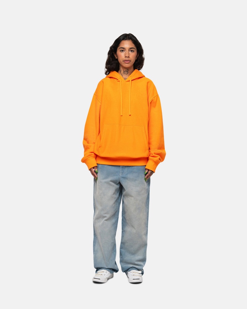 Tangerine Stüssy Back Hoodie Applique Hoodie | LDPX9-4568